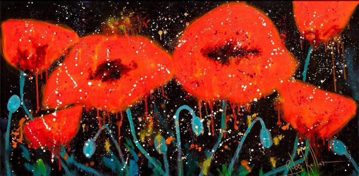 From Me To You - Original - SOLD by artist Ruby Keller - Wyecliffe Galleries