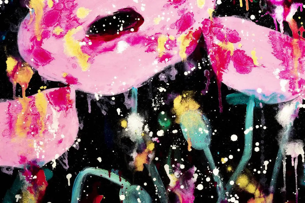 Fuschia Fields - Original by artist Ruby Keller - Wyecliffe Galleries