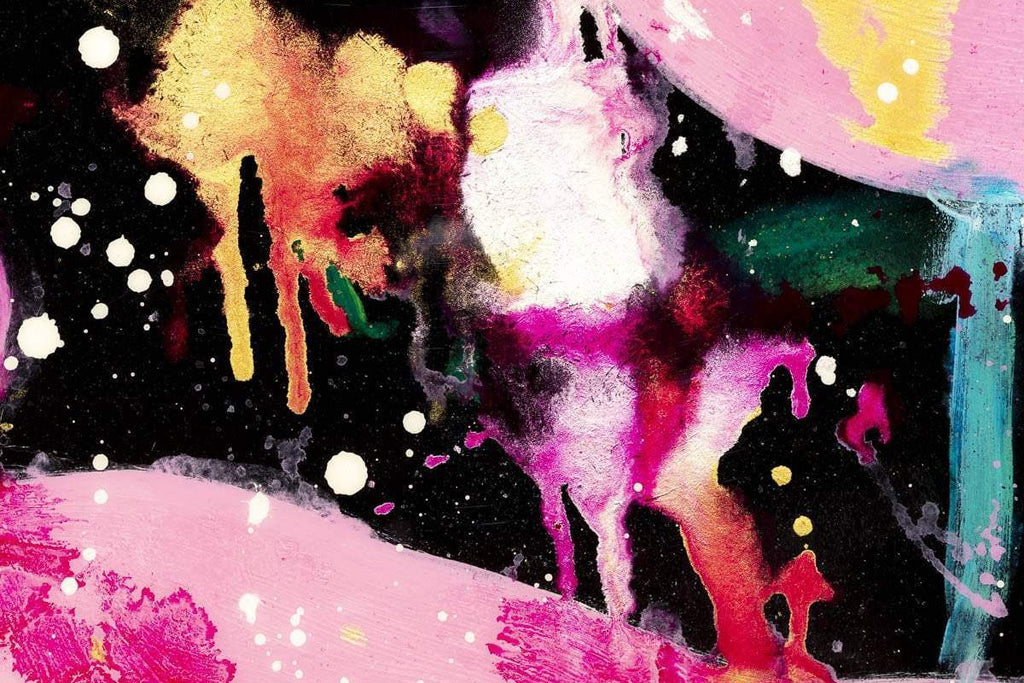 Fuschia Fields - Original by artist Ruby Keller - Wyecliffe Galleries