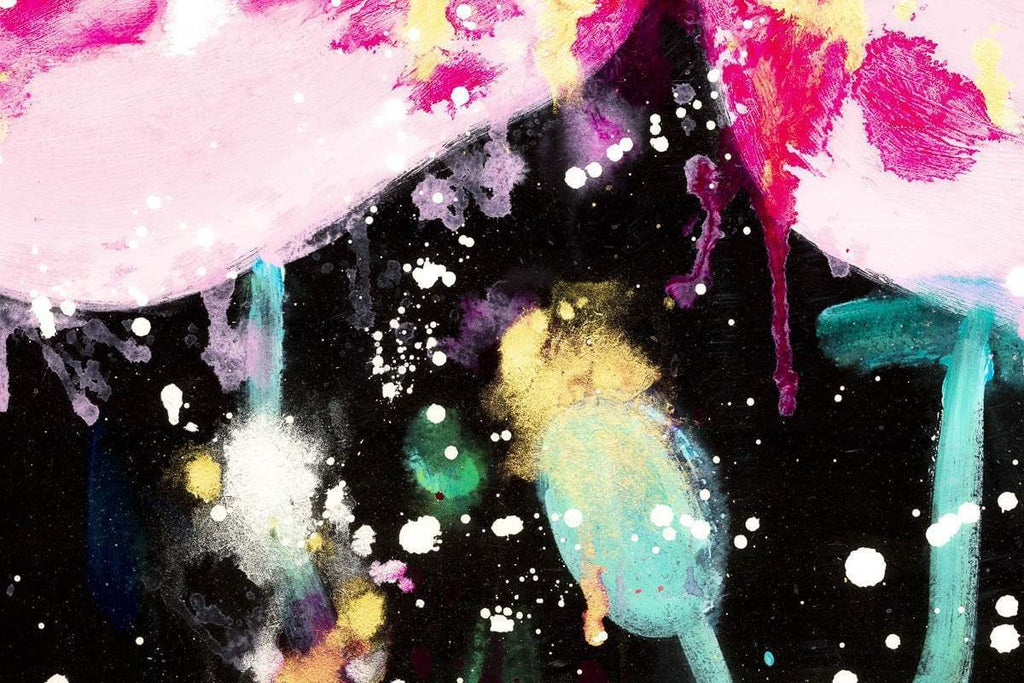 Fuschia Fields - Original by artist Ruby Keller - Wyecliffe Galleries