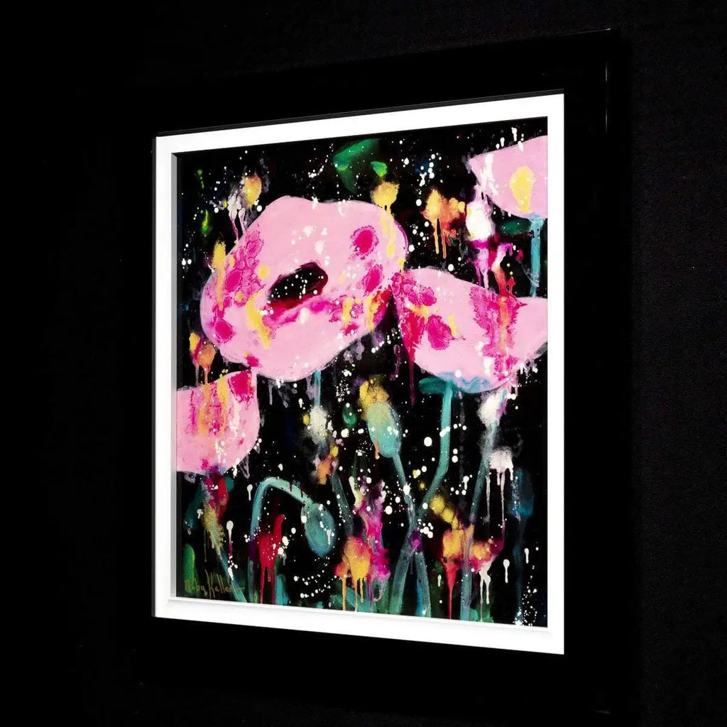 Fuschia Fields - Original by artist Ruby Keller - Wyecliffe Galleries