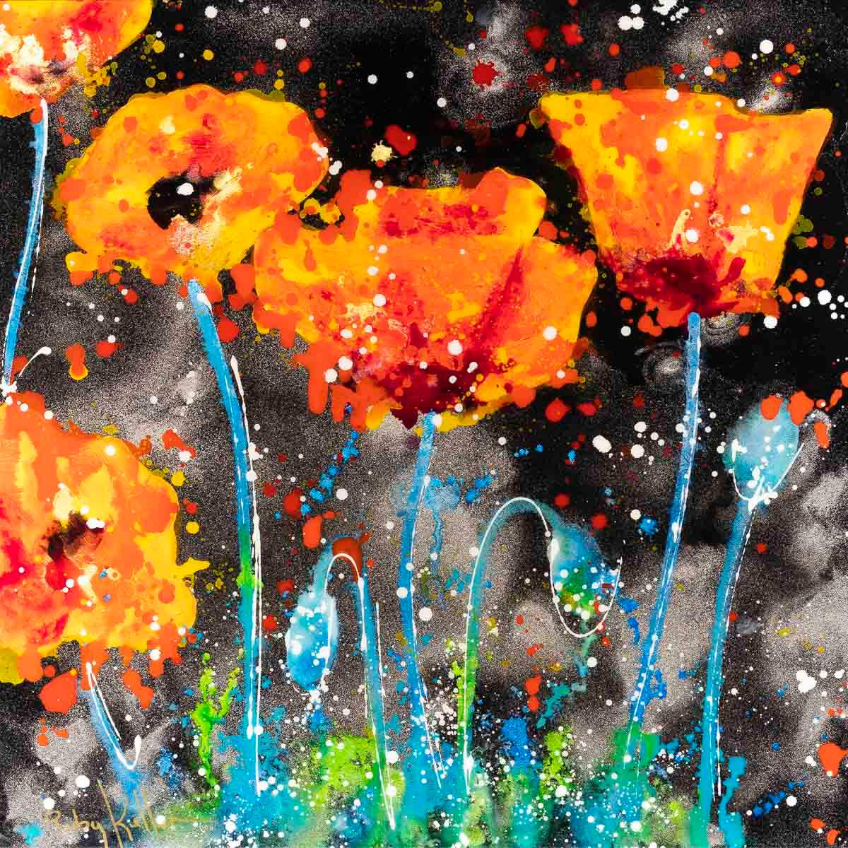 Gift Wrapped - Original by artist Ruby Keller - Wyecliffe Galleries