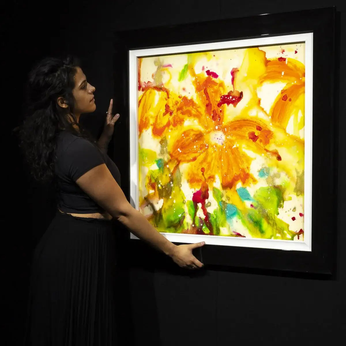 Gold Gardens - Original by artist Ruby Keller - Wyecliffe Galleries