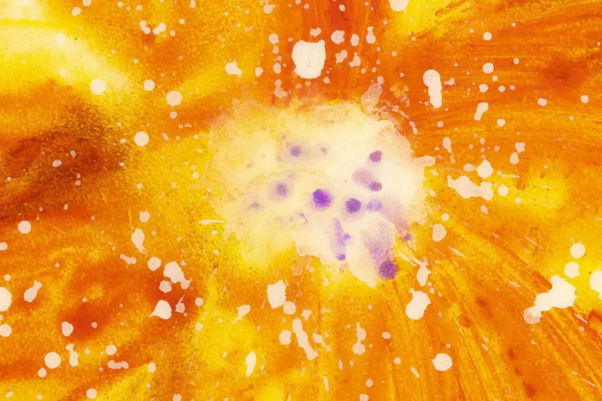 Gold Gardens - Original by artist Ruby Keller - Wyecliffe Galleries