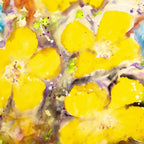 Golden Bloom - Original by artist Ruby Keller - Wyecliffe Galleries