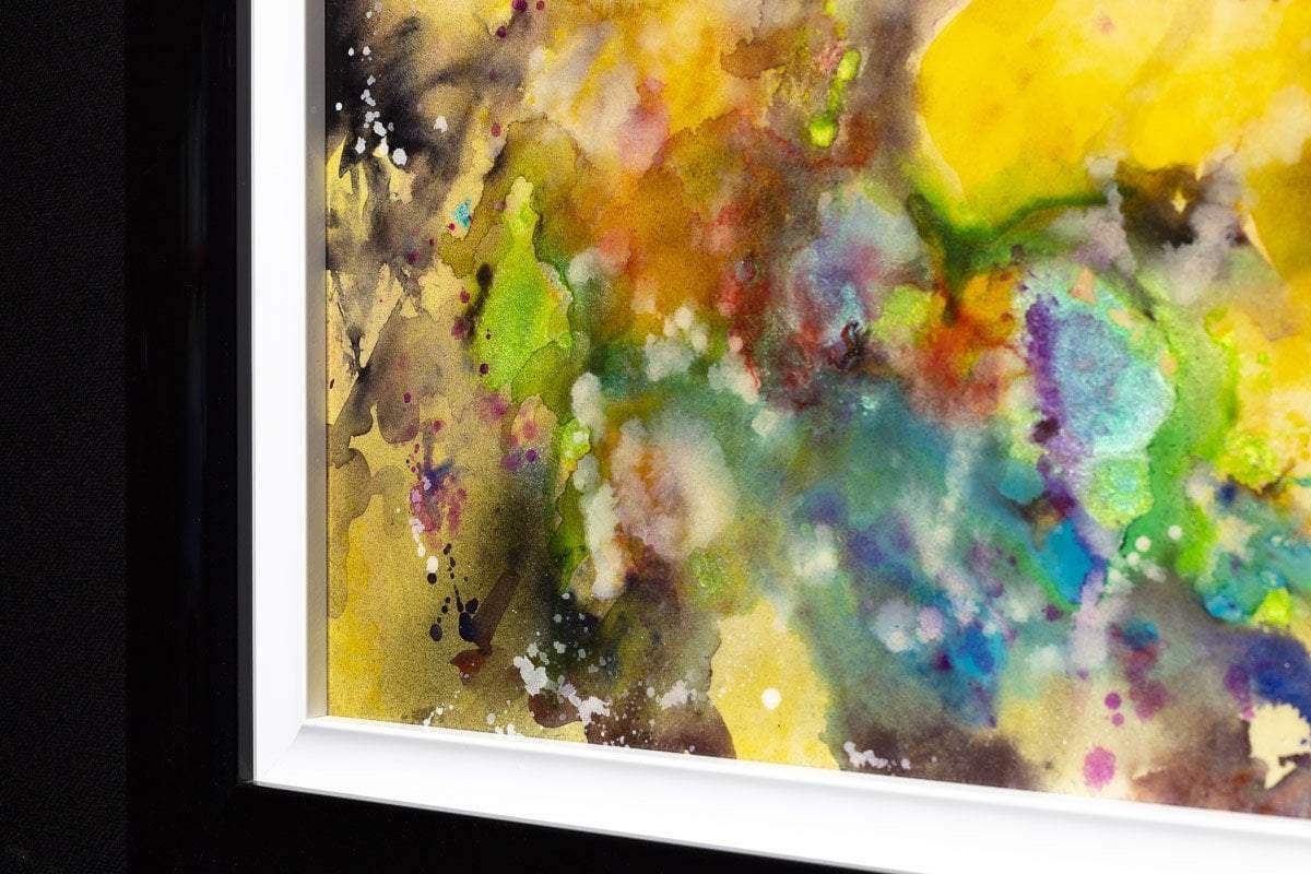 Golden Bloom - Original by artist Ruby Keller - Wyecliffe Galleries