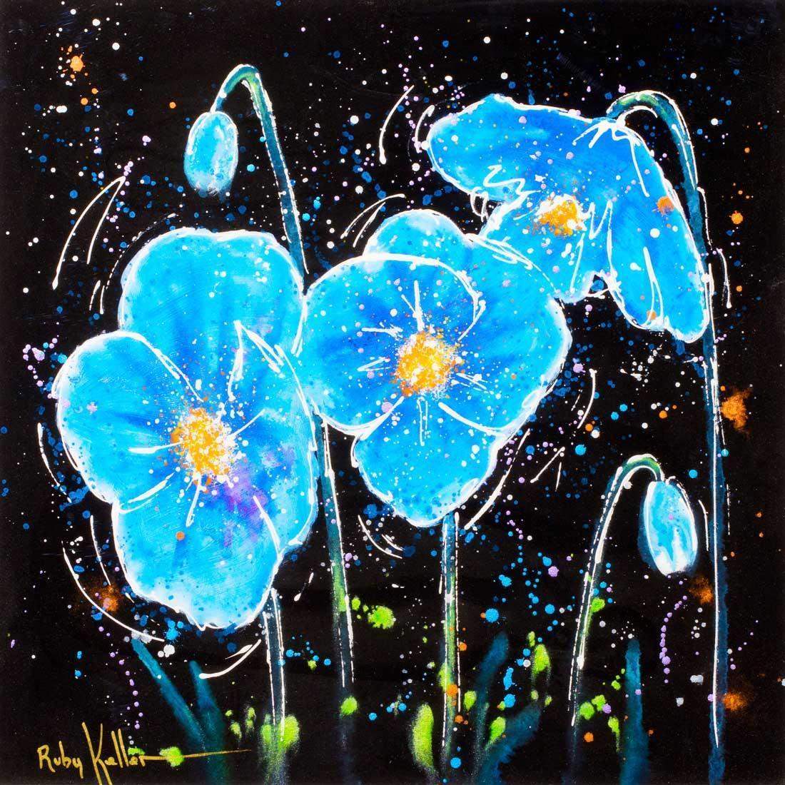 Illuminate I - Original by artist Ruby Keller - Wyecliffe Galleries