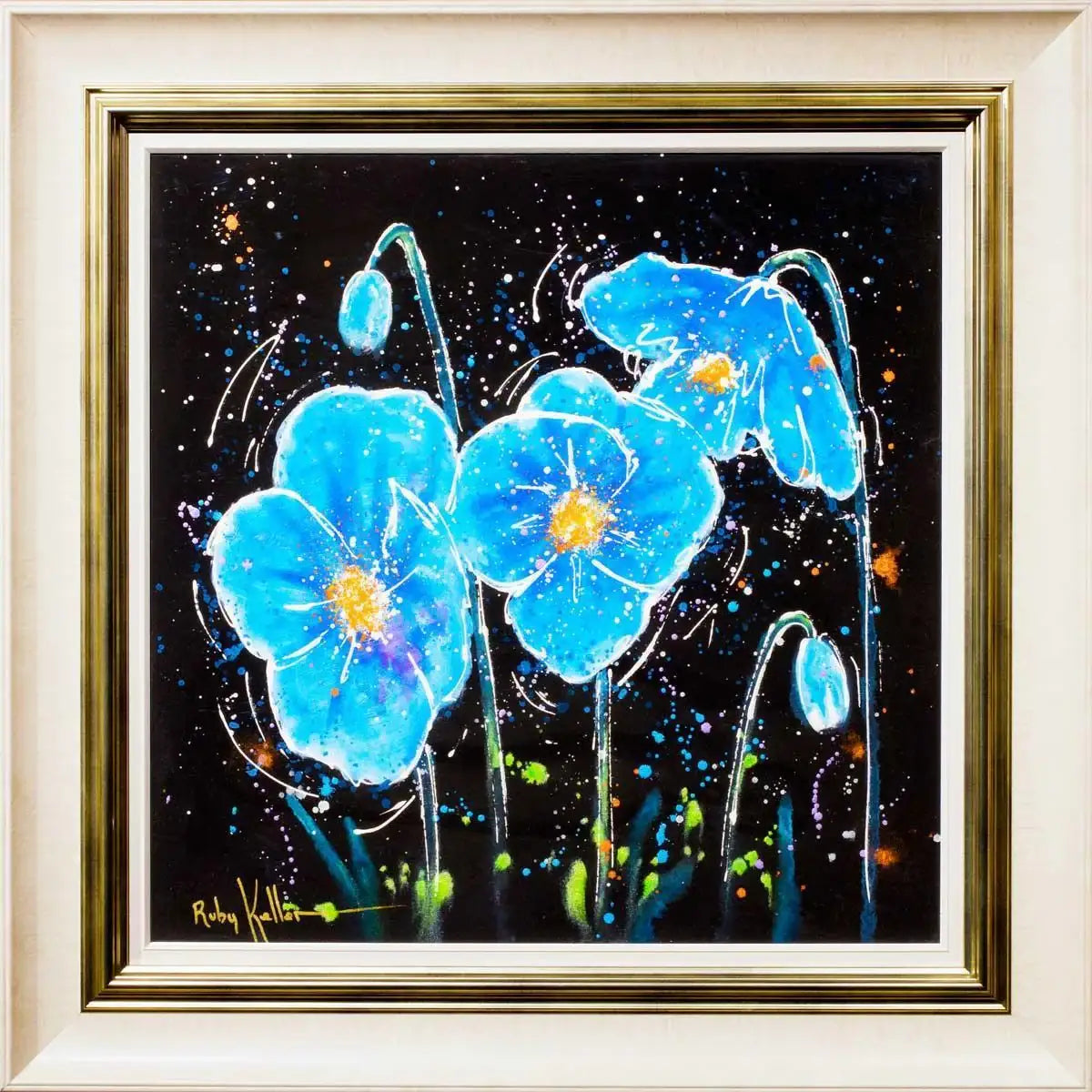 Illuminate I - Original by artist Ruby Keller - Wyecliffe Galleries