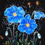 Illuminate II - Original by artist Ruby Keller - Wyecliffe Galleries