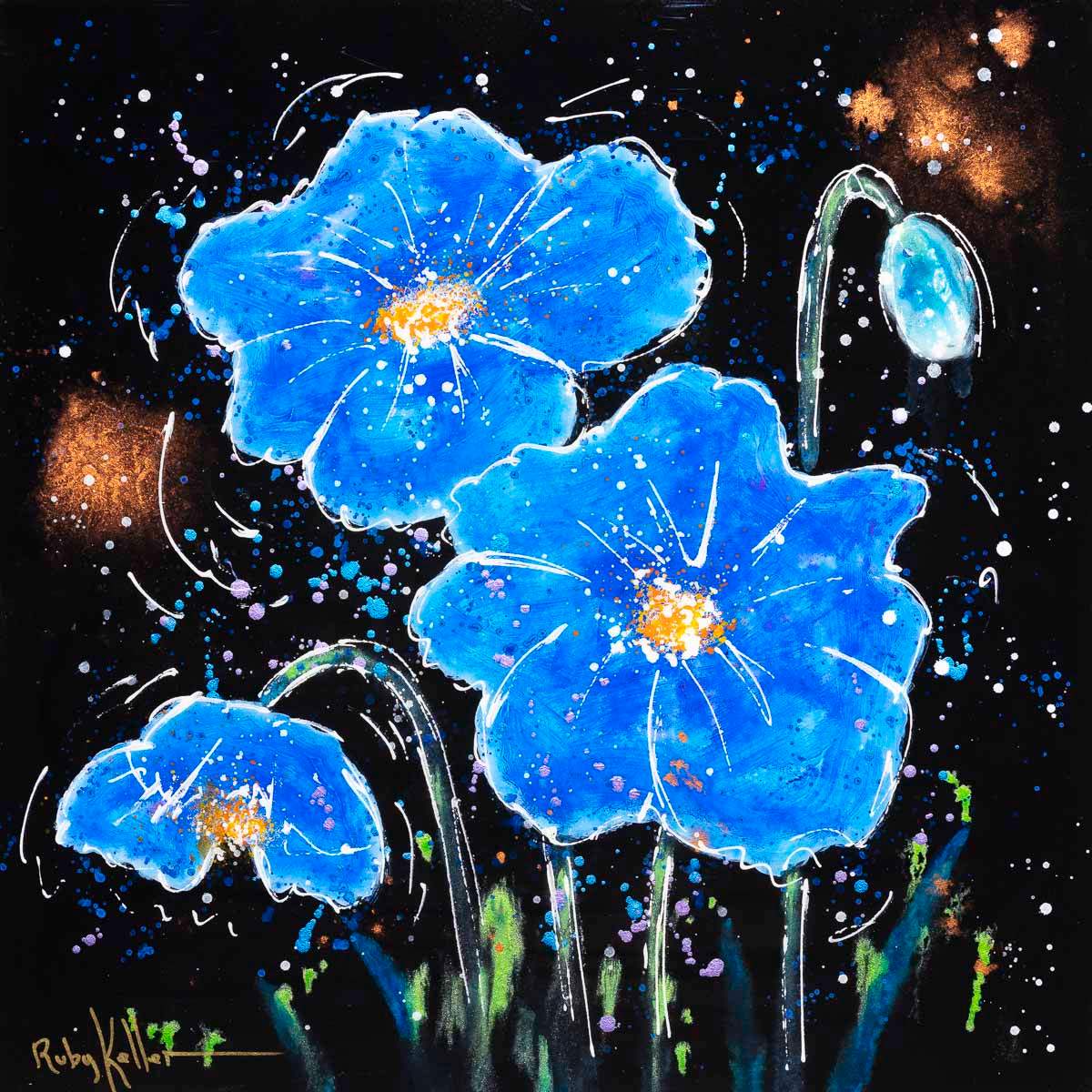 Illuminate III - Original by artist Ruby Keller - Wyecliffe Galleries