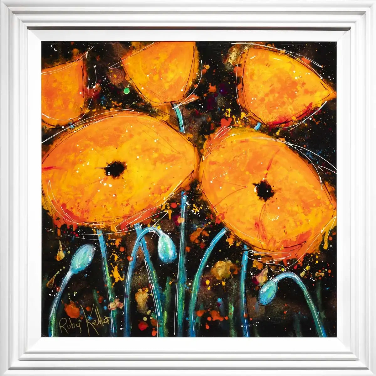 In Remembrance - Original SOLD by artist Ruby Keller - Wyecliffe Galleries