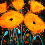 In Remembrance - Original SOLD by artist Ruby Keller - Wyecliffe Galleries