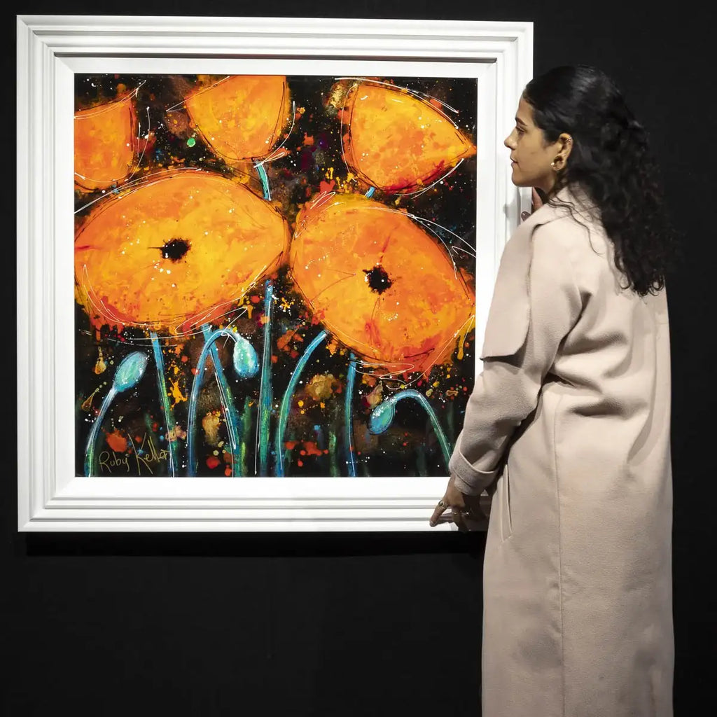 In Remembrance - Original SOLD by artist Ruby Keller - Wyecliffe Galleries