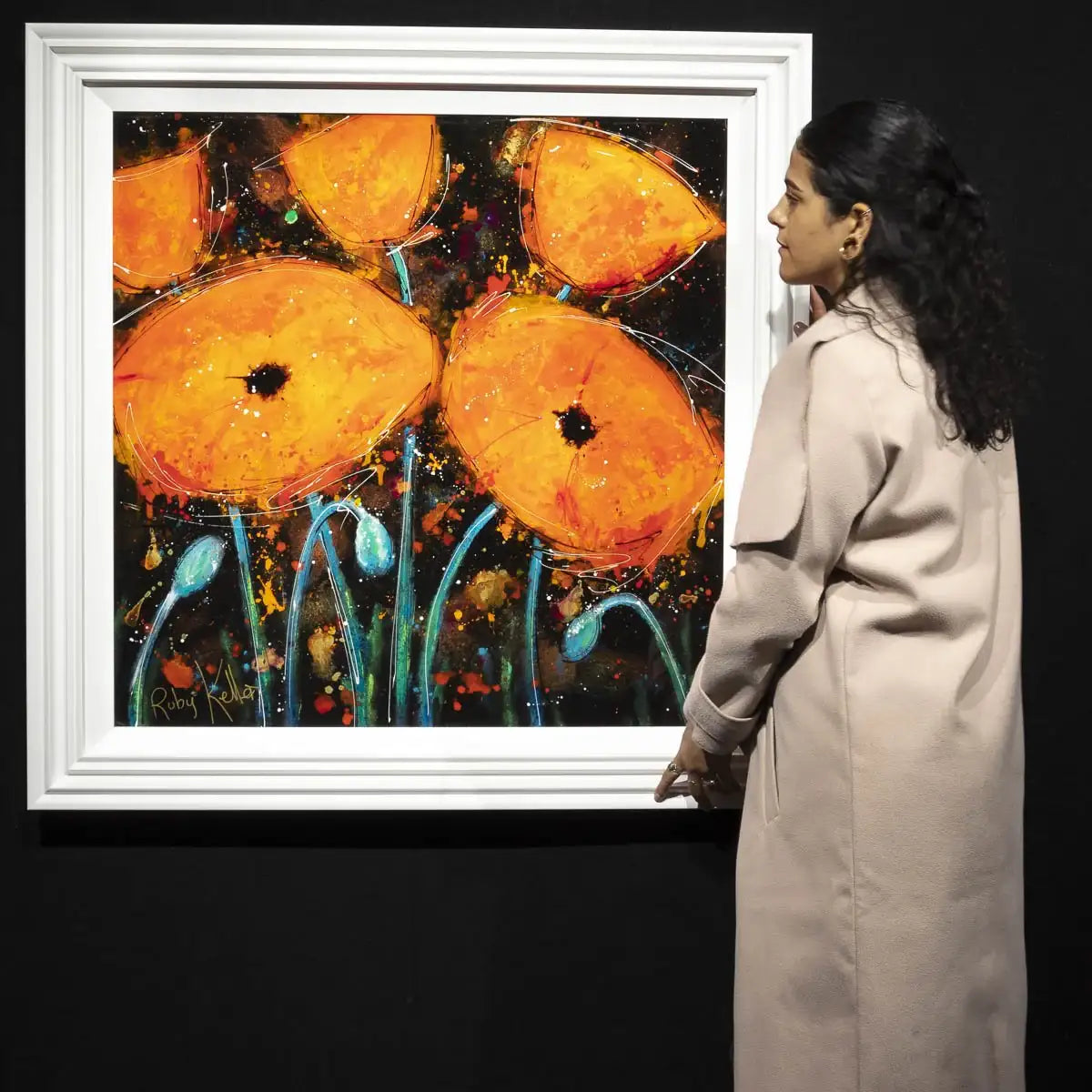 In Remembrance - Original SOLD by artist Ruby Keller - Wyecliffe Galleries