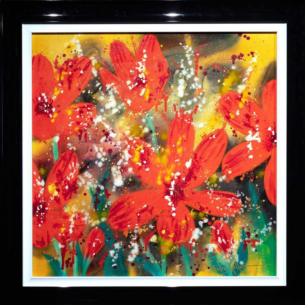 Papaverus - Original by artist Ruby Keller - Wyecliffe Galleries