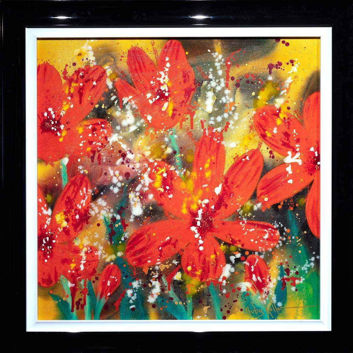 Papaverus - Original by artist Ruby Keller - Wyecliffe Galleries