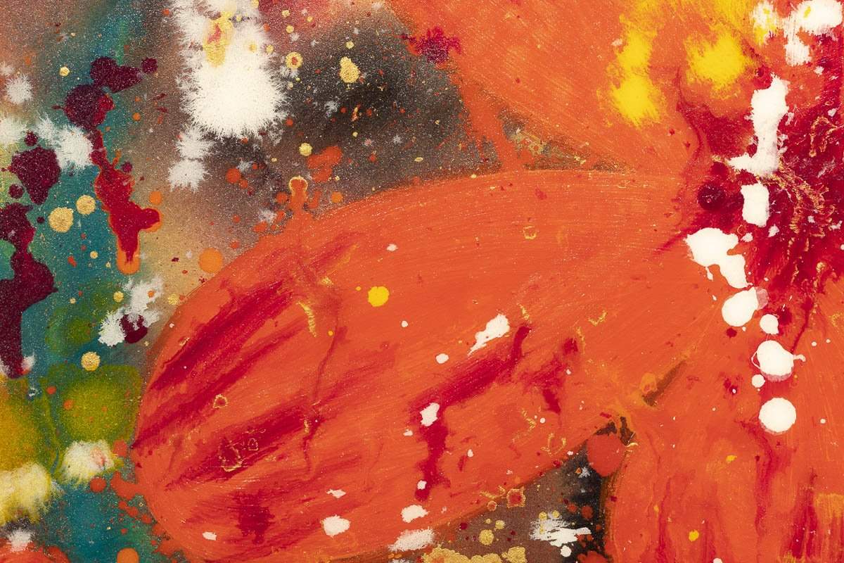 Papaverus - Original by artist Ruby Keller - Wyecliffe Galleries