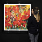 Papaverus - Original by artist Ruby Keller - Wyecliffe Galleries