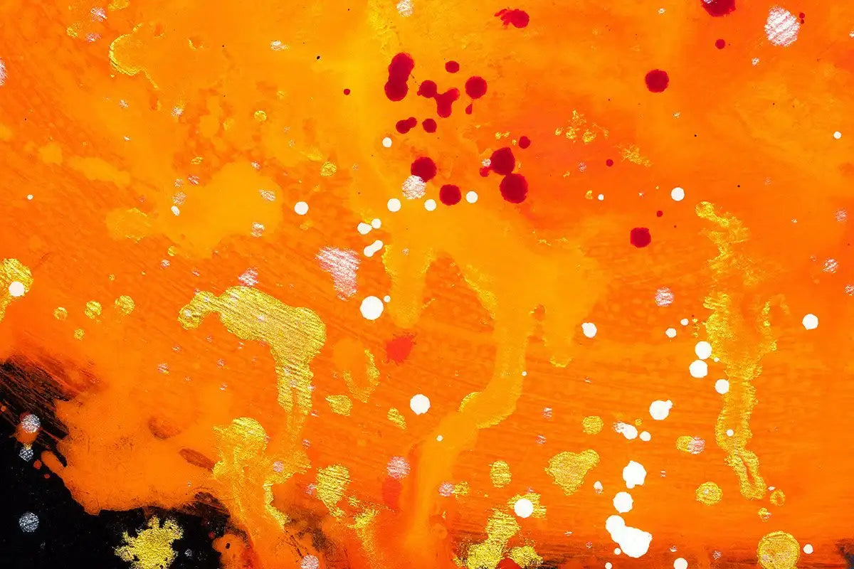 Poppy Passion - Original SOLD by artist Ruby Keller - Wyecliffe Galleries