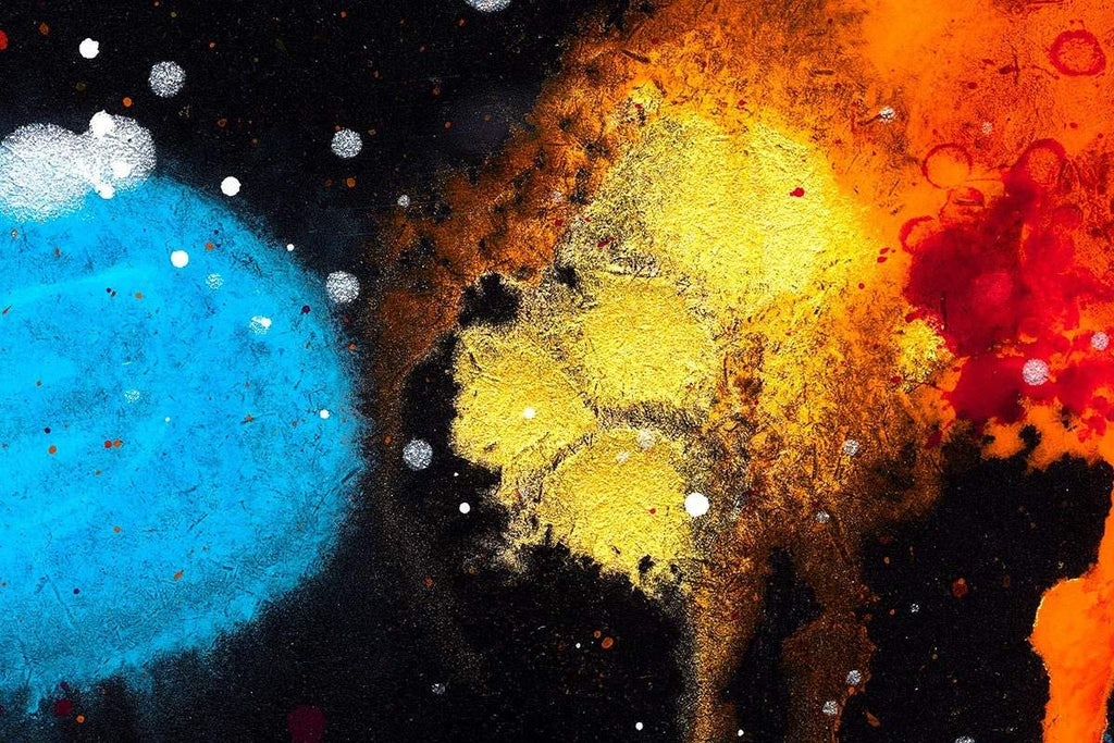 Poppy Passion - Original SOLD by artist Ruby Keller - Wyecliffe Galleries