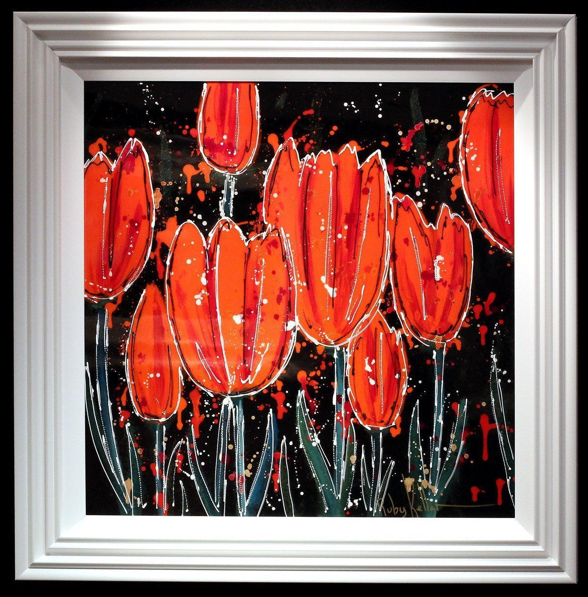 Red Tulips - SOLD Ruby Keller