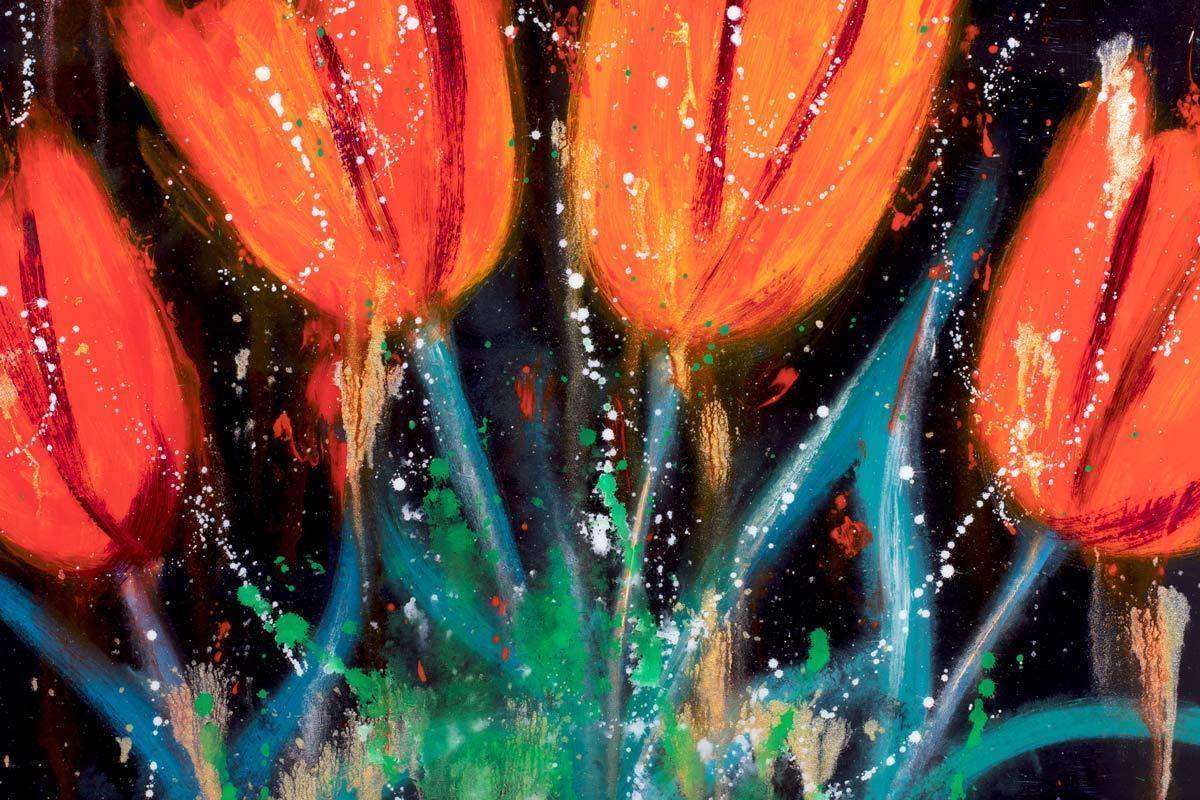 Verdant - Original - SOLD by artist Ruby Keller - Wyecliffe Galleries