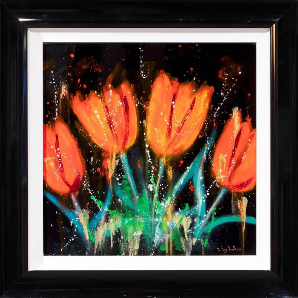 Verdant - Original - SOLD by artist Ruby Keller - Wyecliffe Galleries