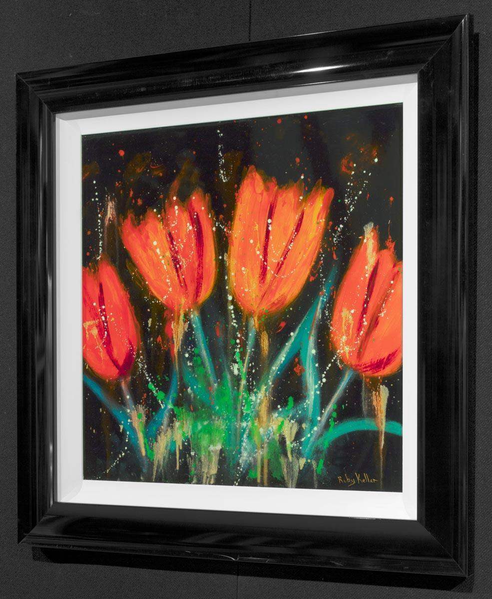 Verdant - Original - SOLD by artist Ruby Keller - Wyecliffe Galleries