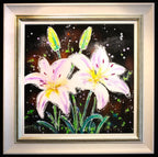White Lilies I - SOLD by artist Ruby Keller - Wyecliffe Galleries