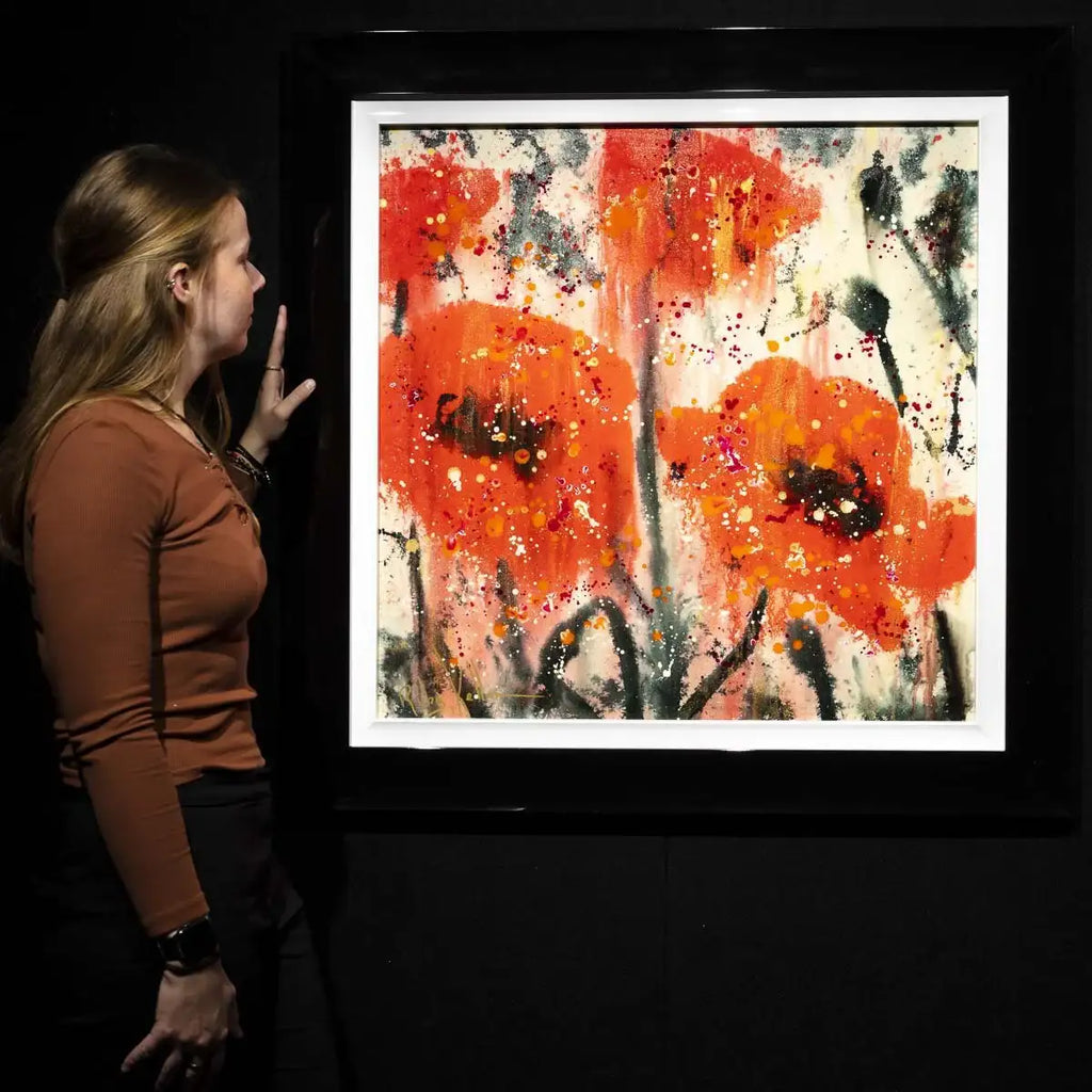 With Love - Original - SOLD by artist Ruby Keller - Wyecliffe Galleries