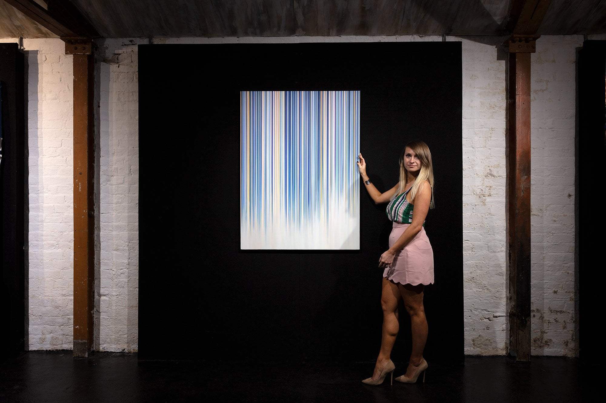 Blue Ballad - Original - SOLD by artist Scott Bauer - Wyecliffe Galleries