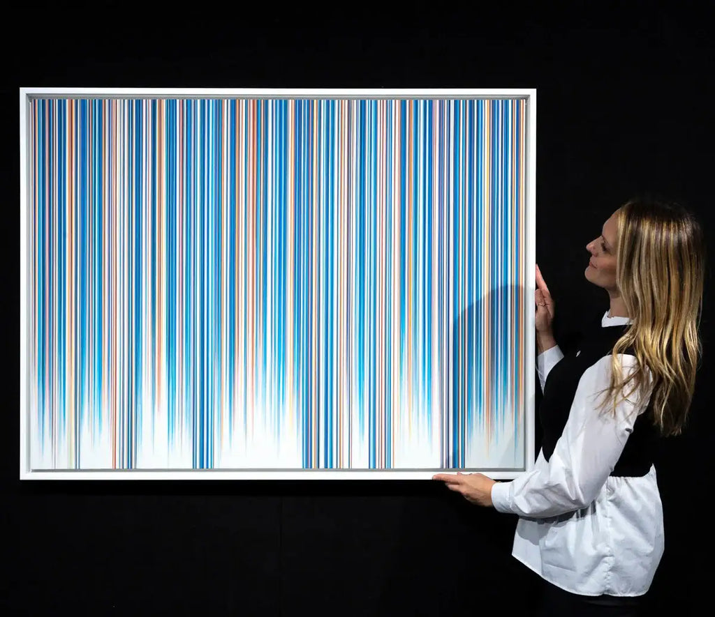 Chromatic Waterfall - Original by artist Scott Bauer - Wyecliffe Galleries