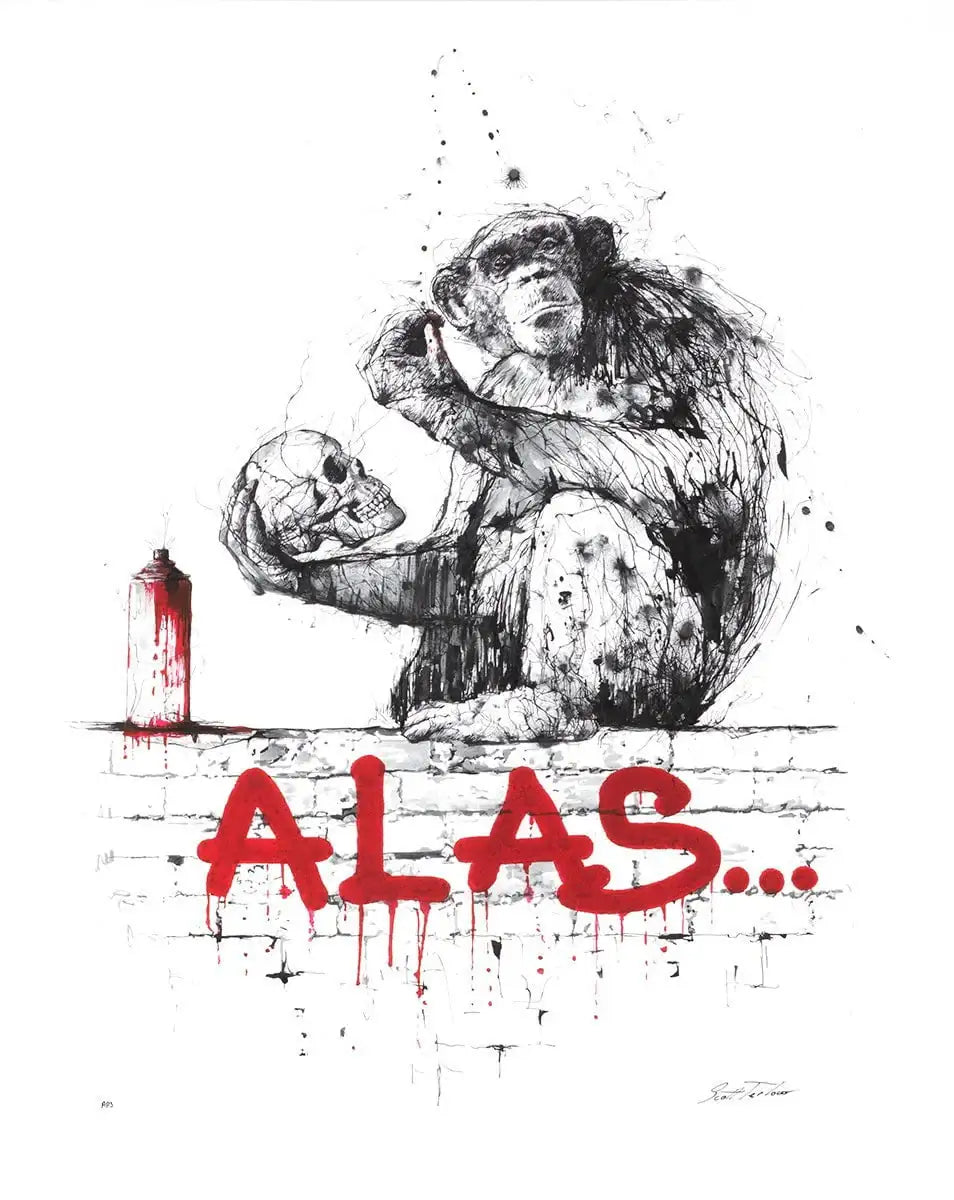 Alas - Edition by artist Scott Tetlow - Wyecliffe Galleries