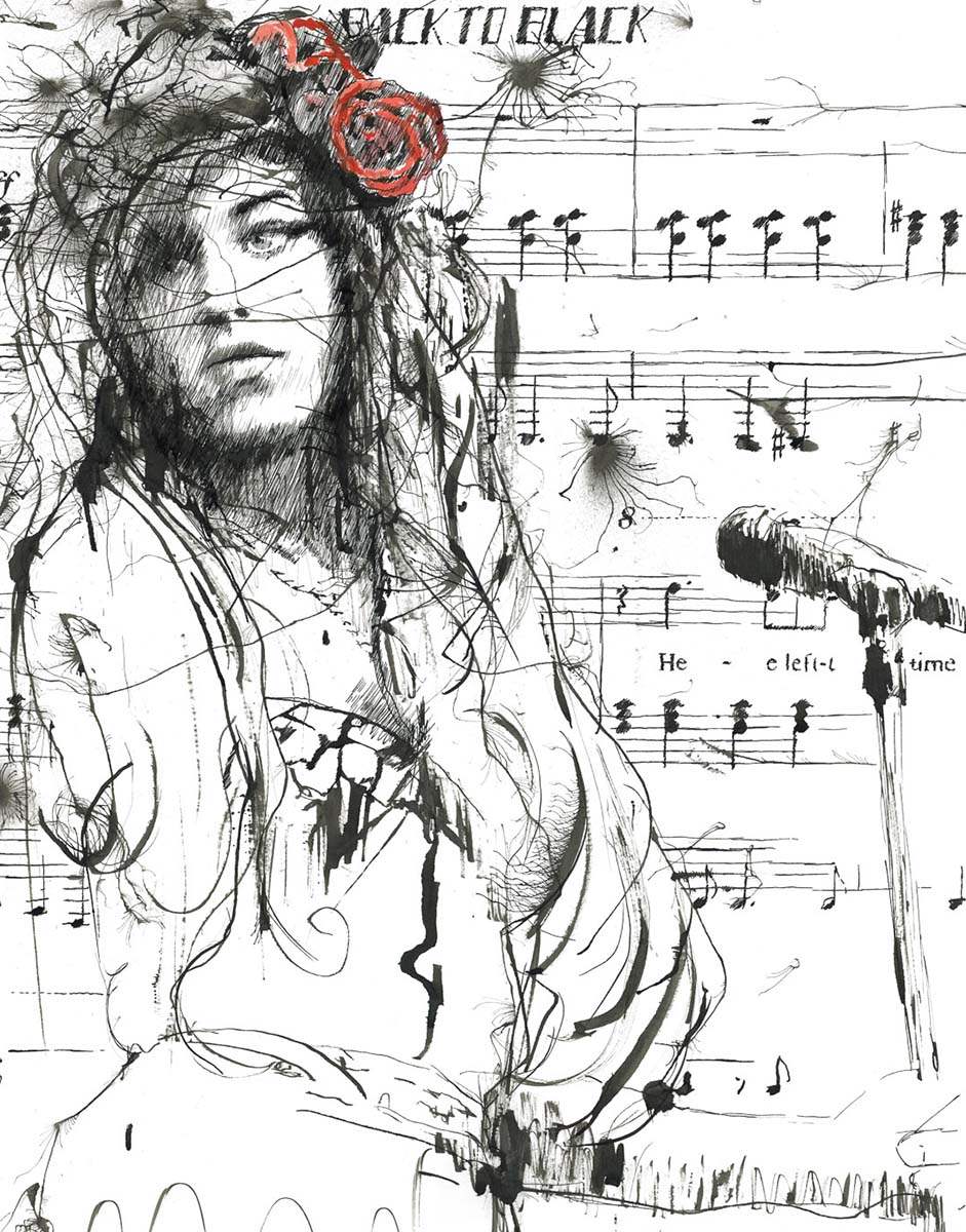 Back to Black - Edition by artist Scott Tetlow - Wyecliffe Galleries