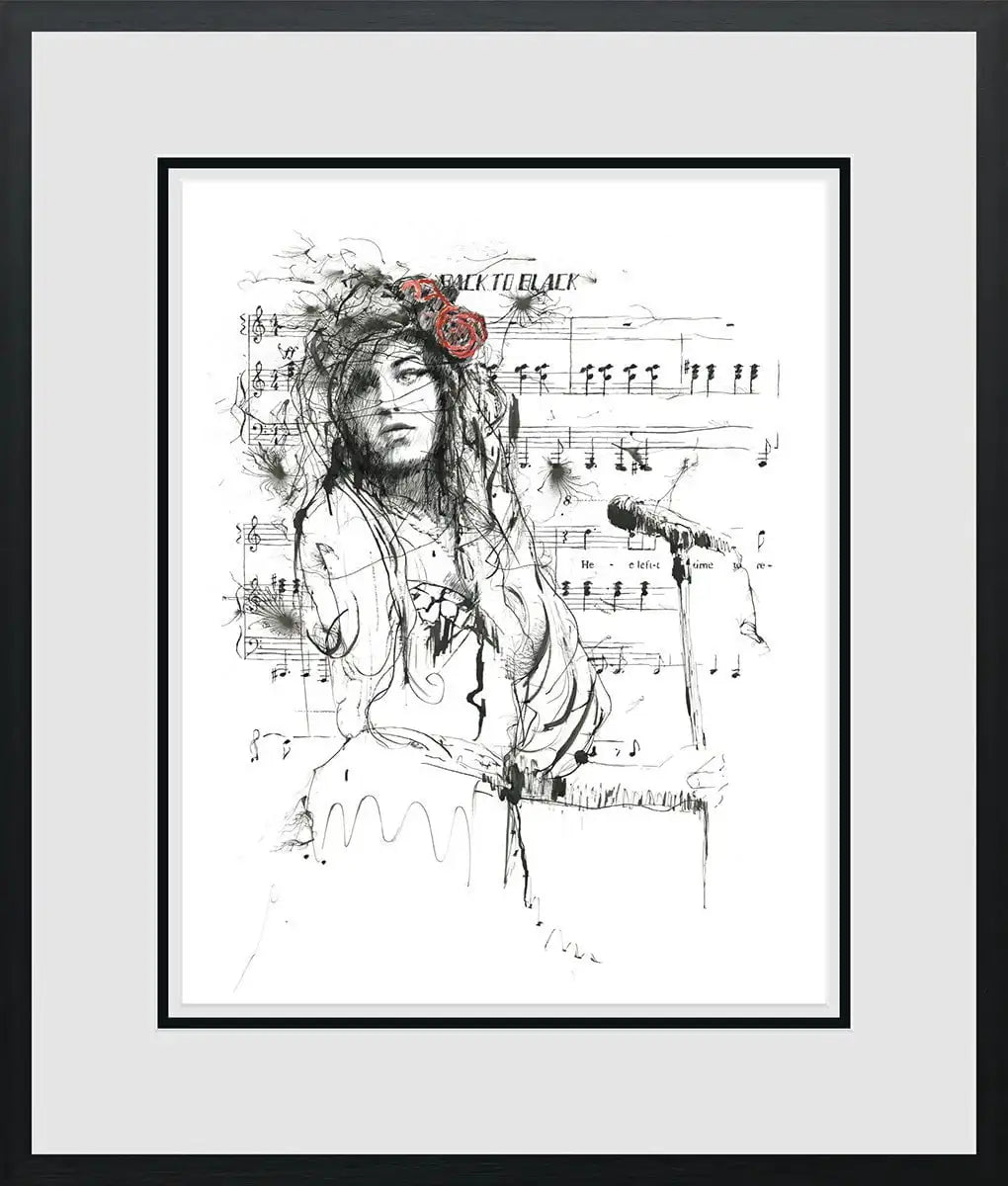 Back to Black - Edition by artist Scott Tetlow - Wyecliffe Galleries