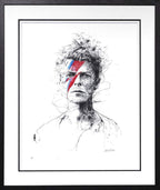 Bowie - Unique Edition - SOLD by artist Scott Tetlow - Wyecliffe Galleries