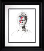 Bowie - Original - SOLD by artist Scott Tetlow - Wyecliffe Galleries