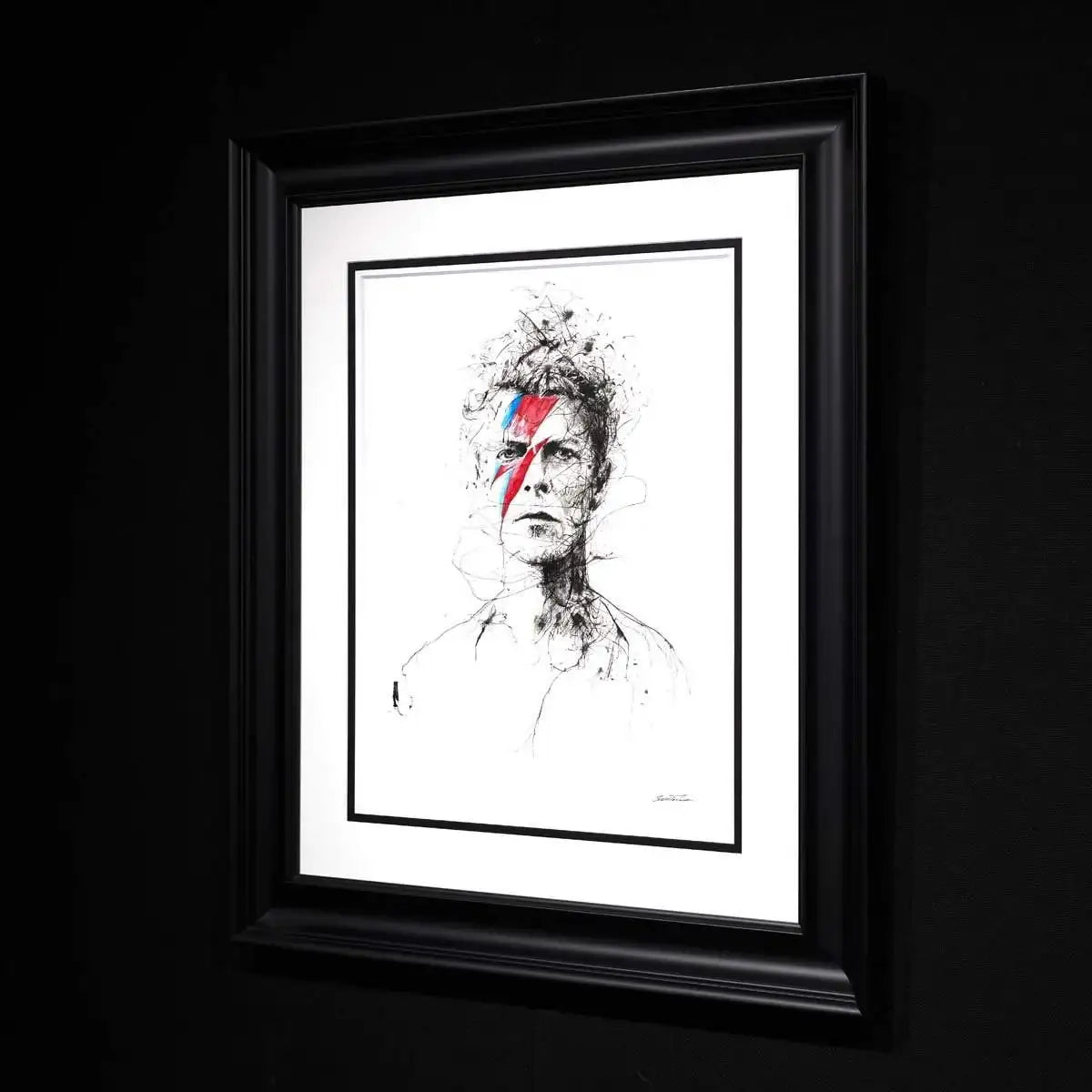 Bowie - Original - SOLD by artist Scott Tetlow - Wyecliffe Galleries