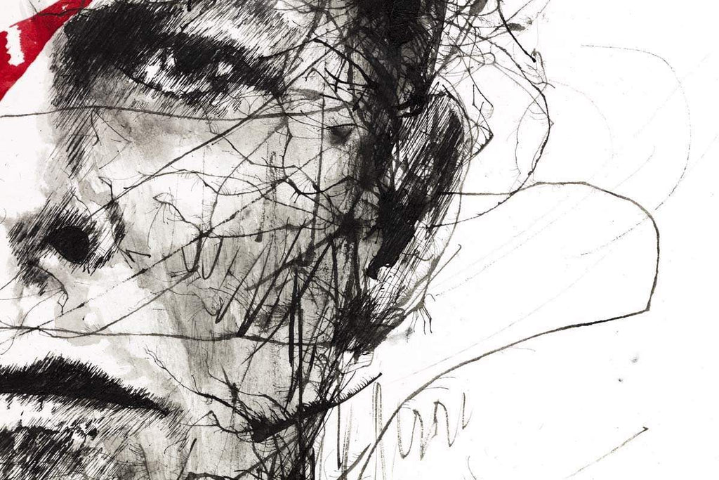 Bowie - Original - SOLD by artist Scott Tetlow - Wyecliffe Galleries