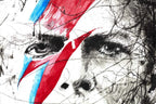 Bowie - Original - SOLD by artist Scott Tetlow - Wyecliffe Galleries