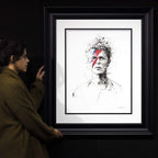 Bowie - Original - SOLD by artist Scott Tetlow - Wyecliffe Galleries