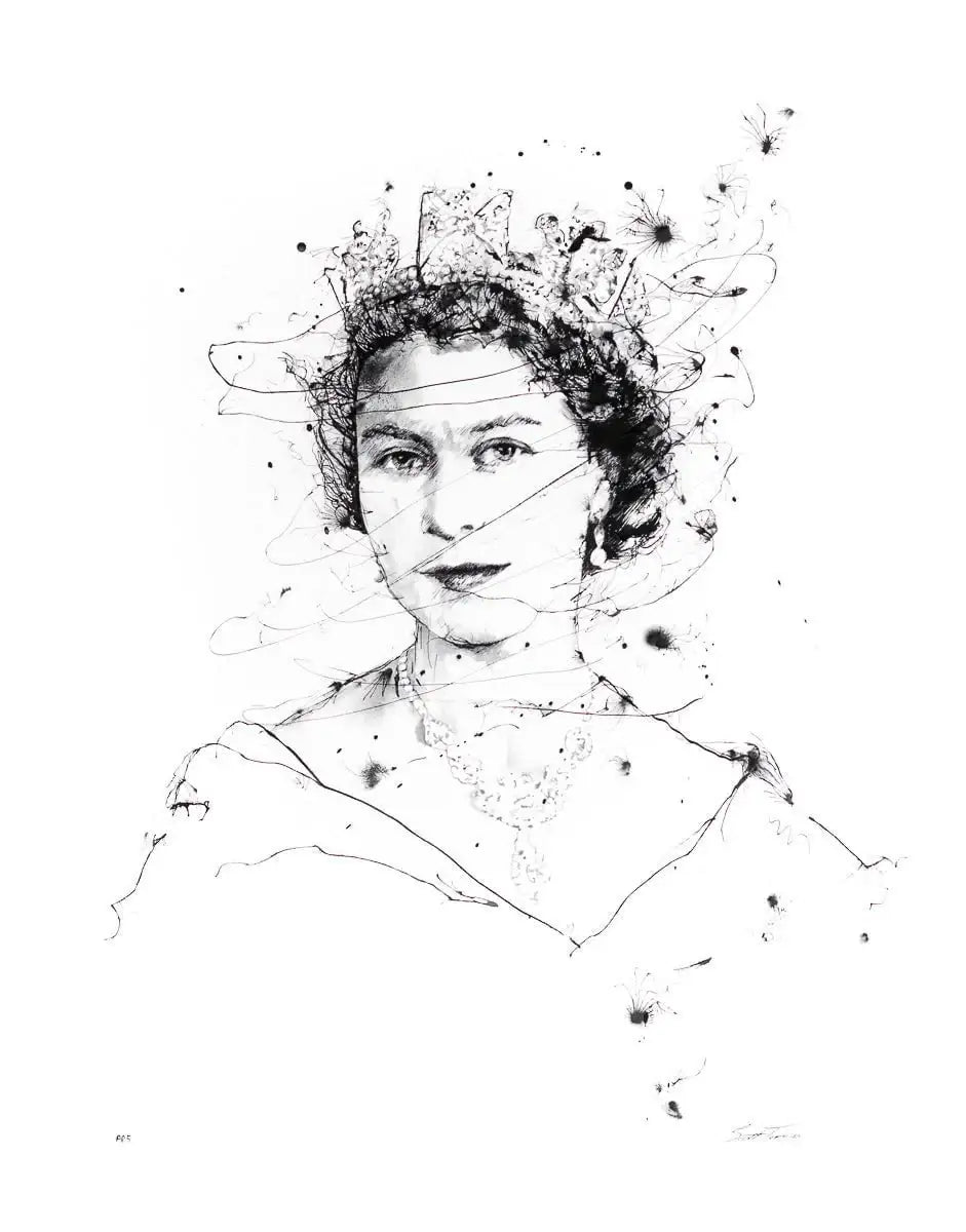 Celebrating Her Majesty - Edition by artist Scott Tetlow - Wyecliffe Galleries