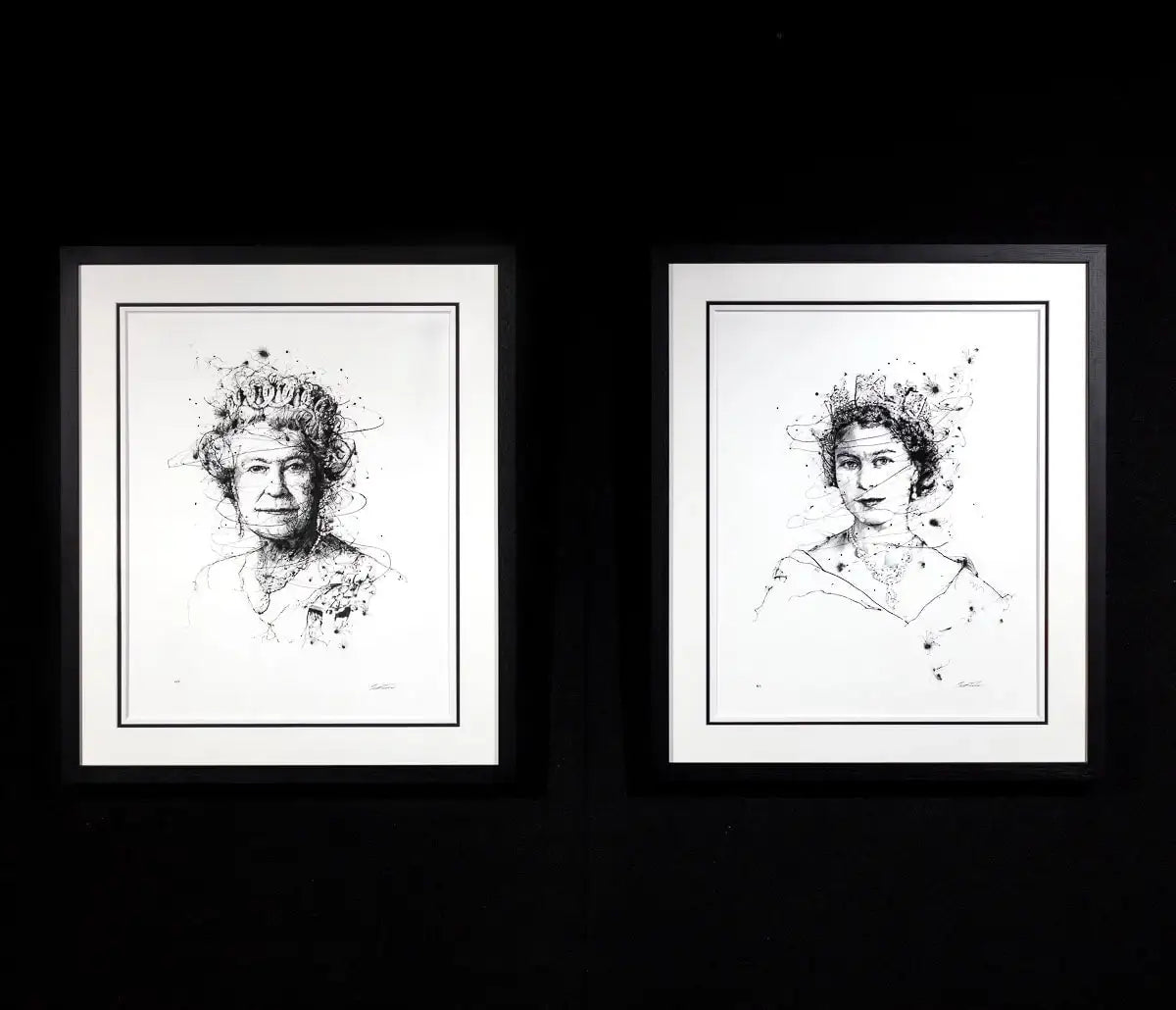 Celebrating Her Majesty - Edition by artist Scott Tetlow - Wyecliffe Galleries