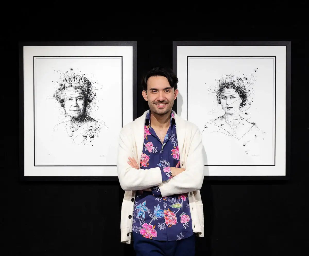 Celebrating Her Majesty - Edition by artist Scott Tetlow - Wyecliffe Galleries