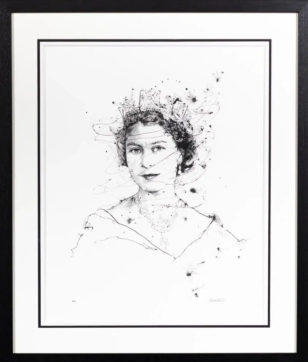 Celebrating Her Majesty - Edition by artist Scott Tetlow - Wyecliffe Galleries