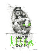 Chimp Off The Old Block - Miniature Edition by artist Scott Tetlow - Wyecliffe Galleries