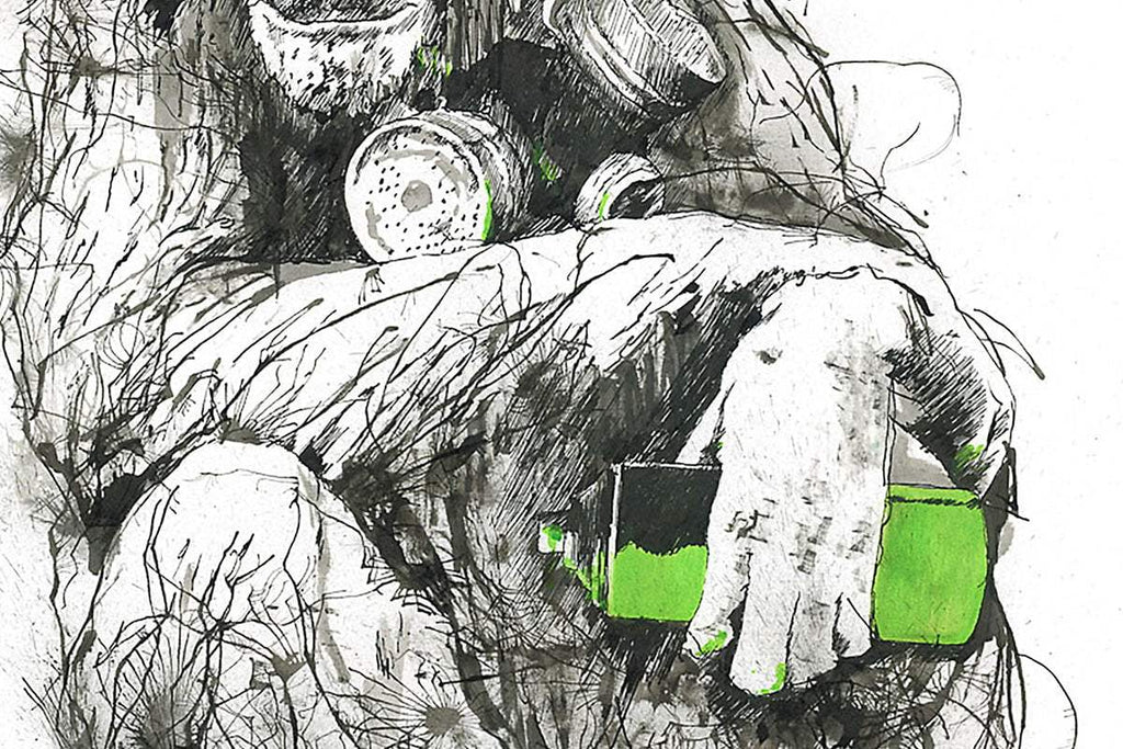 Chimp Off The Old Block - Miniature Edition by artist Scott Tetlow - Wyecliffe Galleries