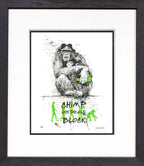 Chimp Off The Old Block - Miniature Edition by artist Scott Tetlow - Wyecliffe Galleries