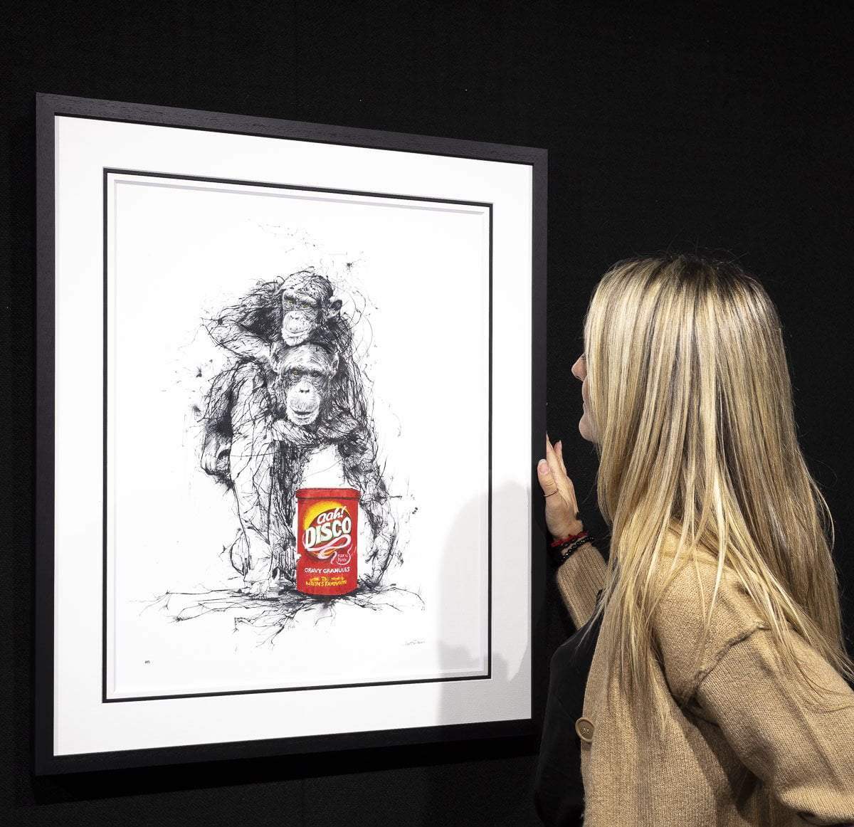 Chimps and Gravy - Edition by artist Scott Tetlow - Wyecliffe Galleries