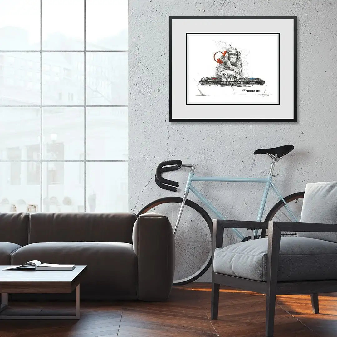 DJ Man Cub - Edition by artist Scott Tetlow - Wyecliffe Galleries